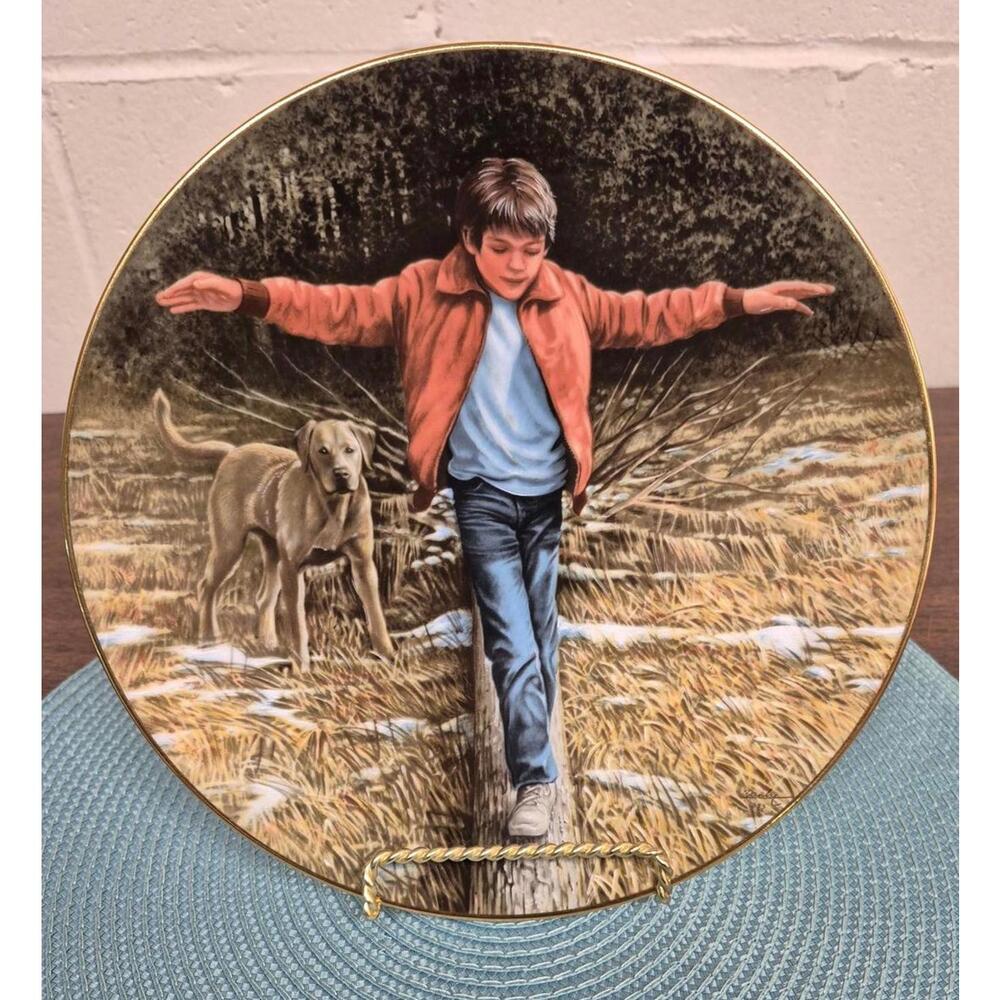 Challenging the Log Collector Plate by K. Danby - Reflections of Youth Series